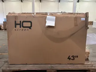 01 SMART TV 43" - PODENDO CONTER TELA TRINCADA — leilão em Rio de Janeiro/RJ
