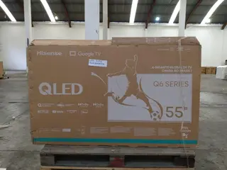 01 SMART TV 55" - PODENDO CONTER TELA TRINCADA — leilão em Rio de Janeiro/RJ