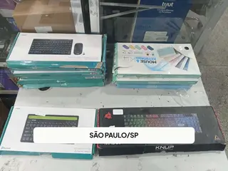 17 TECLADOS E SUPORTES NOTEBOOKS — leilão em SÃO PAULO/SP (foto 3)