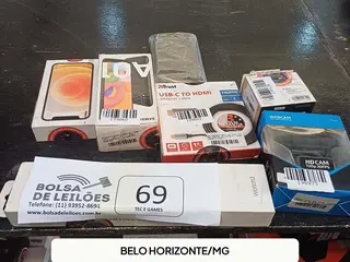 Cabo, Webcam, Fone - 7 — leilão em BELO HORIZONTE/MG