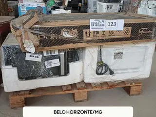 01 Cooktop - 02 Microondas — leilão em BELO HORIZONTE/MG