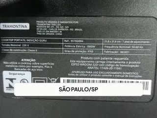 1 COOKTOP PORTÁTIL INDUÇÃO 220v — leilão em SÃO PAULO/SP (foto 5)
