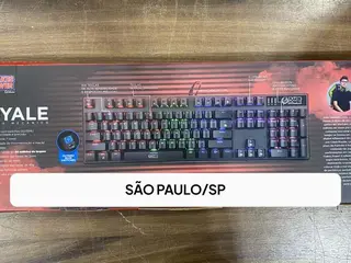 3 TECLADOS GAMER ROYALE — leilão em SÃO PAULO/SP