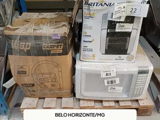 Aspirador, Microondas, Fritadeira, Entre Outros — leilão em BELO HORIZONTE/MG