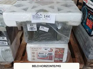 01 Cooktop - 02 Microondas — leilão em BELO HORIZONTE/MG
