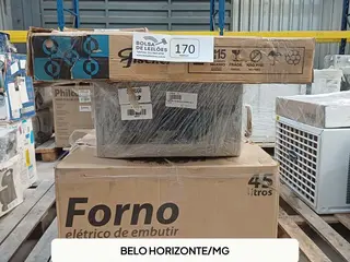 01 Cooktop - 01 Microondas — leilão em BELO HORIZONTE/MG