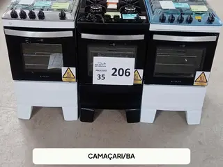 Fogão - 3 itens — leilão em CAMACARI/BA