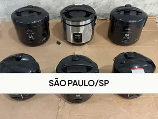 6 PANELAS DE ARROZ DIVERSAS — leilão em SÃO PAULO/SP