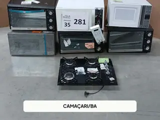 Forno, Microondas e Fogão — leilão em CAMACARI/BA
