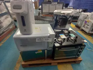 Microondas, Purificador e Cooktop — leilão em JUNDIAI/SP