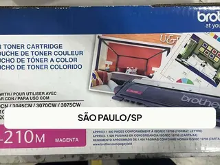 3 CARTUCHOS TONER TN-210m BROTHER — leilão em SÃO PAULO/SP (foto 2)