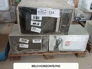 03 Microondas diversos - SALDO — leilão em BELO HORIZONTE/MG