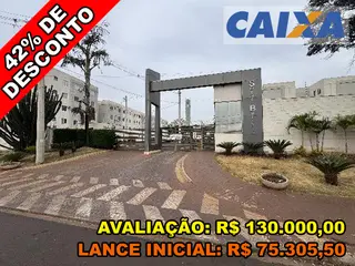 Apartamento, 84,99 m2 de área total, 39,3 m2 de área privativa, 2 qts, WC, sl, cozinha, 1 vaga de garagem. IPTU: 1022923350039 Matrícula: 90760 Ofício: — leilão em SERTAOZINHO/SP