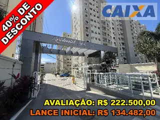 Apartamento, 46,41 m2 de área total, 46,41 m2 de área privativa, 2 qts, WC, sl, cozinha, 1 vaga de garagem. IPTU: 15021505366 Matrícula: 28252 Ofício: — leilão em DUQUE DE CAXIAS/RJ