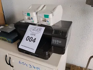 02 IMPRESSORAS TERMICAS DARUMA / 01 IMPRESSORA JATO DE TINTA -8100 DW- HP. (Patrimônio nº 1055416/ 1055418/ 1101505 ). Vendido no estado em que se — leilão em São Paulo/SP