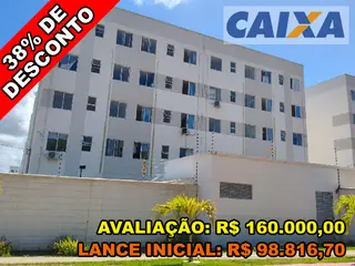 Apartamento, 85,52 m2 de área total, 40,4 m2 de área privativa, 2 qts, WC, sl, cozinha, 1 vaga de garagem. IPTU: 2049557 Matrícula: 56101 Ofício: 1.
Número do — leilão em CAMACARI/BA