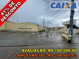 Casa, 60,9 m2 de área total, 50,59 m2 de área privativa, 181,13m2 de área do terreno, 2 qts, varanda, a.serv, WC, sl, cozinha, 1 vaga de garagem, Existe o — leilão em SAO JOSE DE RIBAMAR/MA