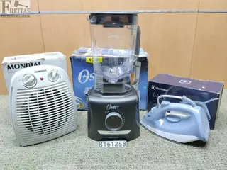 (B161258) LOTE COM 01 LIQUIDIFICADOR FULL 1400W 15 VELOCIDADES OLIQ610 PRETO OSTER 220V *24009959 (AVARIAS) — leilão em Internet (São Paulo/SP