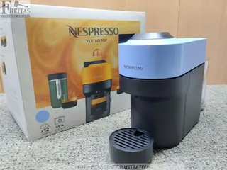 (B167582) LOTE COM 01 CAFETEIRA NESPRESSO VERTUO POP 1650W GDV2-BR-BL-NE BLUE 127V 60HZ. PRODUTO(S) DE DEMONSTRAÇÃO — leilão em Internet (São Paulo/SP