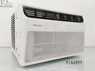 (B163603) LOTE COM 01 AR-CONDICIONADO HISENSE TIPO JANELA AW-08CWBRVGU01 WI-FI CONNECT 8.500BTUS 127V 60HZ SEM CONTROLE REMOTO 1KK008006AZPKADKGHD2331. PRODUTO( — leilão em Internet (São Paulo/SP