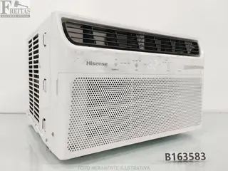 (B163583) LOTE COM 01 AR-CONDICIONADO HISENSE TIPO JANELA AW-08CWBRVGU01 WI-FI CONNECT 8.500BTUS 127V 60HZ SEM CONTROLE REMOTO 1KK008006AZPKA9XCHD2455 (FALTA PA — leilão em Internet (São Paulo/SP