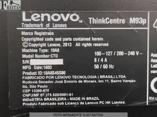 (B167691) LOTE DE INFORMÁTICA : 10 DESKTOP LENOVO THINKCENTRE M93P “SEM HD / CABOS / ACESSÓRIOS” ACOMPANHA (10 PROCESSADORES INTEL CORE I7 / 10 COOLER / 10 PLAC — leilão em Internet (São Paulo/SP (foto 6)