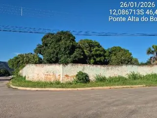 Terreno, 443m2 de área do terreno. IPTU: 000 Matrícula: 1624 Ofício: 1. Imóvel com gravame/penhora/indisponibilidade averbada na matrícula. Regularização por conta do adquirente. | Endereço: AVENIDA G — leilão em Ponte Alta do Bom Jesus/TO
