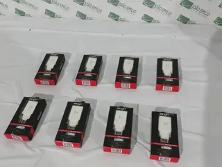 LOTE COMPOSTO DE: 210 CARREGADORES DE CELULAR ELOGIN 2.1A COM CABO CARREGADOR USB/ TIPO C, BIVOLT, NO ESTADO. — leilão em Rio de Janeiro/RJ