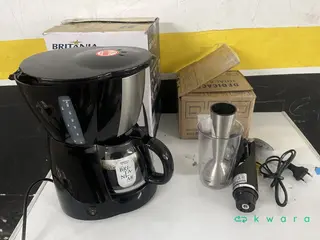 5 Itens: Cafeteira, mixer, liquidificadores e outros — leilão em São Paulo/SP