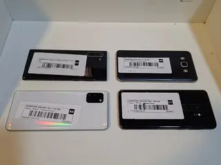 4 Smartphones - Samsung Galaxy A31 128 GB, Samsung Galaxy J7 16 GB, Samsung Galaxy S9+ 128 GB e Samsung Galaxy Note10 Lite 128 GB — leilão em Taboão Da Serra/SP