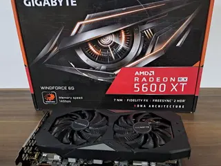Placa de Vídeo Gigabyte RX 5600 XT — leilão em Taboão Da Serra/SP