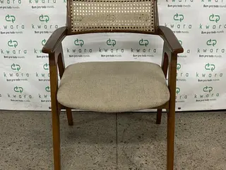 Cadeira encosto palha Breton — leilão em Taboão Da Serra/SP (foto 2)