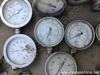 APROX. 20 UN. MANÔMETROS EM AÇO INOX — leilão (foto 3)