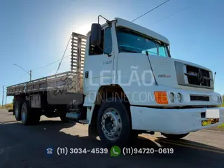 veja o vídeo!! CAMINHÃO M. BENZ/ L 1620; ANO 2007/2008; COR BRANCA; COMB. DIESEL – FUNCIONANDO – IPVA 2026 OK — leilão em CAPIVARI/SP (foto 3)