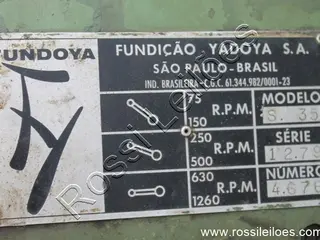 FURADEIRA DE COLUNA FUNDOYA S-35; ANO: 1979 NO ESTADO EM QUE SE ENCONTRA — leilão (foto 5)