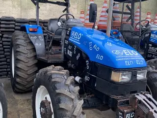 TRATOR DE PNEUS NEW HOLLAND 75 4x4, ANO: 2012 - (REF: 1549/TRA2012) - LOC. MATÃO/SP — leilão em MATÃO/SP