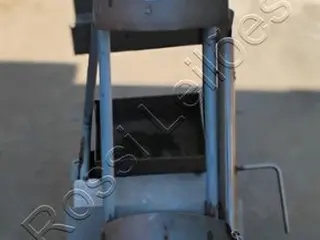 01 Carrinho para transportar cilindro ( feito em aço inox) — leilão