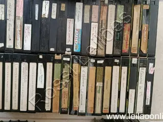 42 unidades de FITAS VHS GRAVADAS (no estado) CONFORME FOTO, — leilão