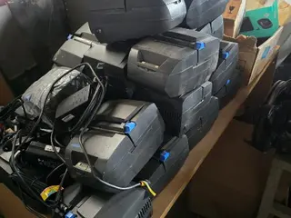 Lote com: 30 impressoras fiscais — leilão