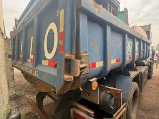 VEJA O VÍDEO!!! CAMINHÃO BASCULANTE C/ CABINE AUX. DE PASSAGEIROS IVECO TECTOR 170E21, ANO: 2020/2021, BRANCA - (REF.: 1502) - LOC. MATÃO/SP — leilão em MATÃO/SP (foto 11)