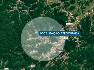 Terreno 2.886 m² - São Pedro - Guabiruba - SC — leilão em Guabiruba/SC