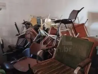 CRUZÁLIA/SP - CADEIRAS E MESAS ESCOLARES INSERVIVEIS — leilão em Cruzália/SP (foto 5)