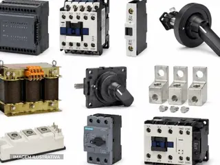 PARÁ DE MINAS/MG - COMPONENTES ELÉTRICOS E AUTOMAÇÃO INDUSTRIAL - Disjuntores, contatores, capacitores, relés, módulos, componentes para painéis e equipamentos de automação - PA: KWQRLUQ — leilão em Pará de Minas/MG