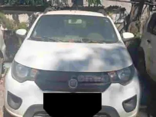 ORATÓRIOS/MG - Fiat Mobi Way, 2019/2019, FLEX, BRANCA — leilão em Oratórios/MG