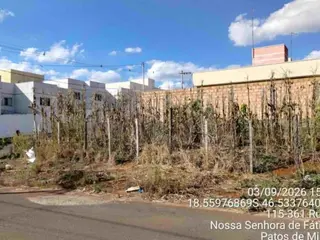 PATOS DE MINAS/MG - Lote urbano com área de 3.039,76 m², localizado no bairro Nossa Senhora de Fatima — leilão em Patos de Minas/MG (foto 9)
