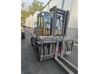 1 UN - EMPILHADEIRA HYSTER H155FT, CAPAC. 7.500 KGS. - ANO 2019 CABINADA (EM OPERAÇÃO) — leilão