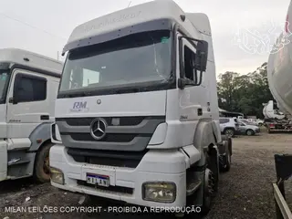 M-BENZ AXOR 2544 LS - CAB ESTENDIDA - 3 EIXOS DIESEL 2P ANO 2015/2016 — leilão (foto 2)