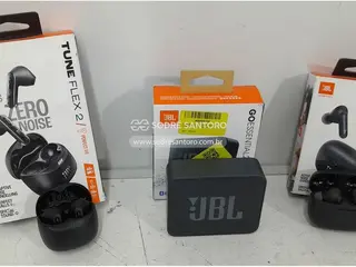 2 fones de ouvido sem fio com estojo de recarga — leilão