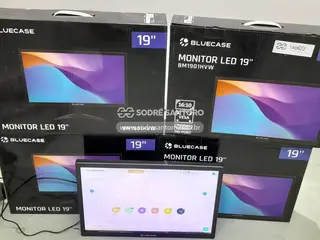 4 monitores 19'' bluecase bm19g1hvw — leilão