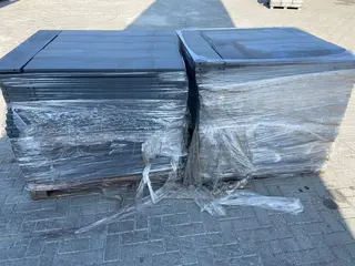 70 BANDEJAS EM AÇO REFORÇADAS 0,95 MTS X 0,20 MTS (USADAS EM PORTA PALETES, MINI PORTA PALETES E PRATELEIRAS) (Ref.: 20991) — leilão em São Paulo (foto 3)